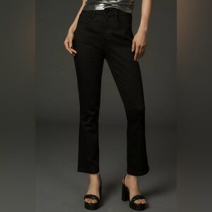 Anthro Pilcro Knightsbridge Slim Tuck Jeans Black size 30